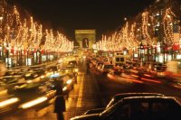 Рождественская ночь, Елисейские поля, Париж